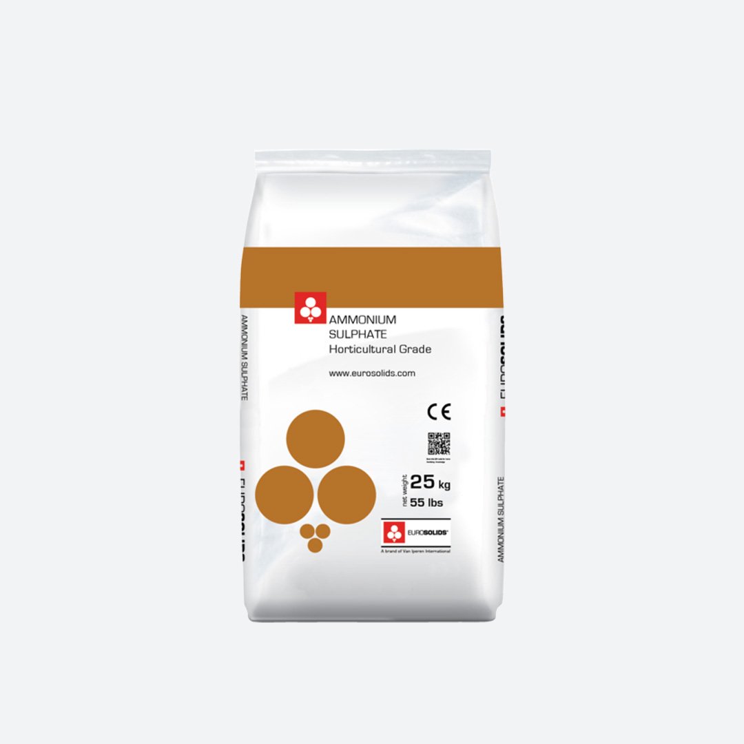 Eurosolids Ammonium Sulphate Fertilizer USA 25kg bag for vegetative growth